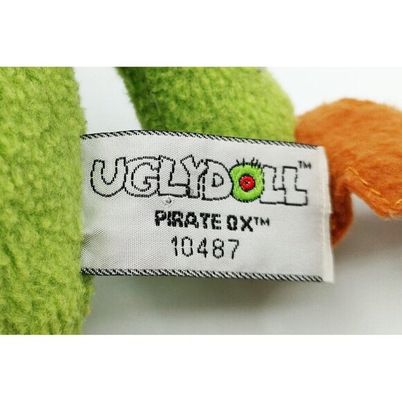 Ugly Doll 13" Plush Pirate Ox Green Stuffed Animal Monster 2013 - Picture 4 of 4
